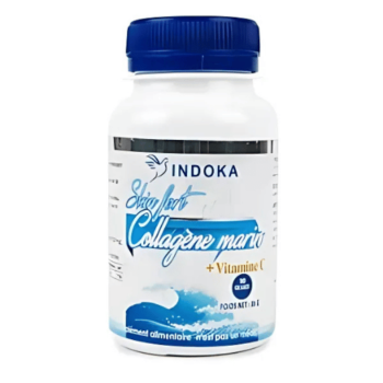 INDOKA Collagène Marin + Vitamine C 90 Gélules