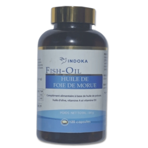 FISH OIL – L’ huile de foie de morue 120 Capsules